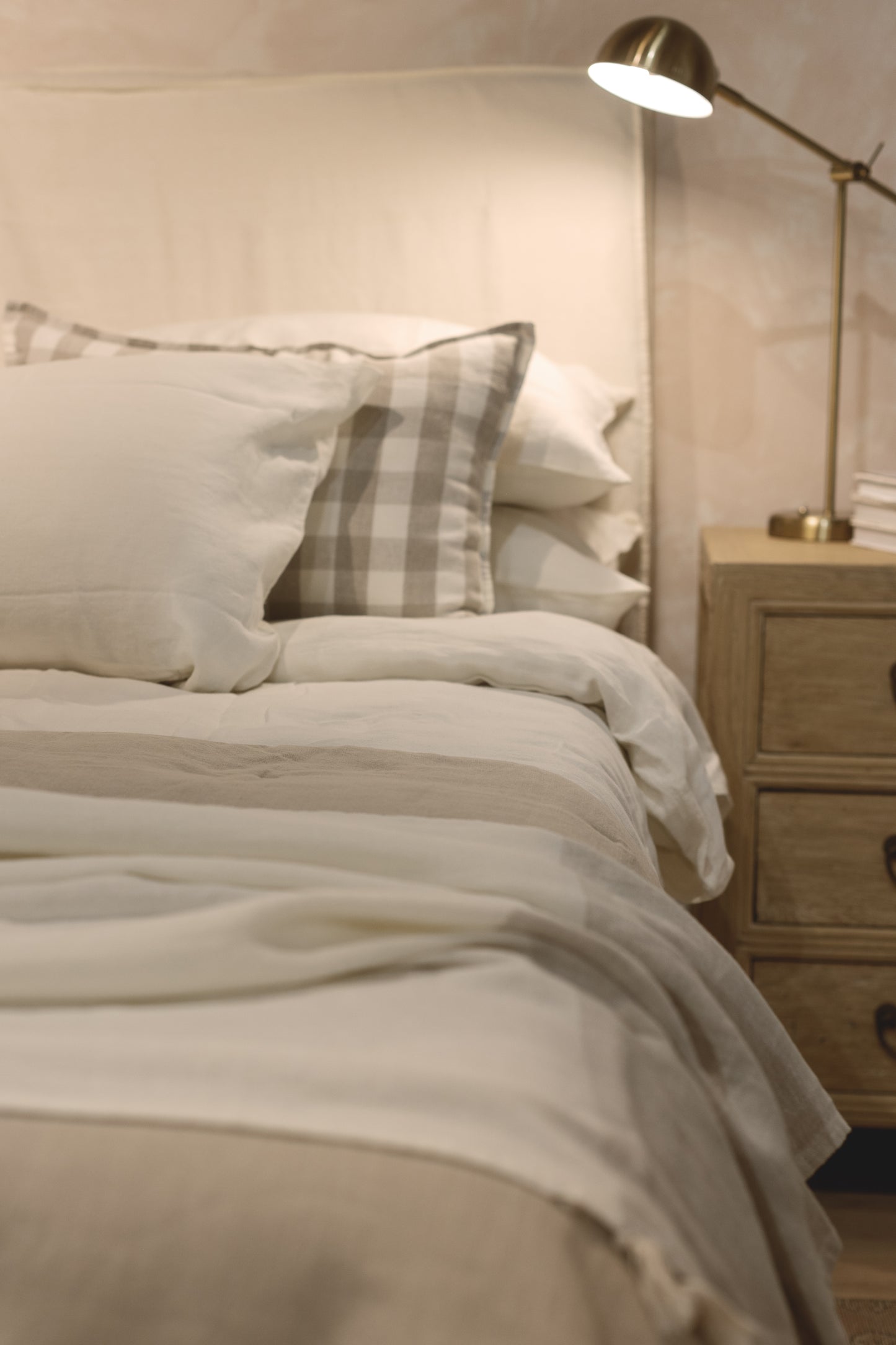 Cabecera Cama Lino King - Super King