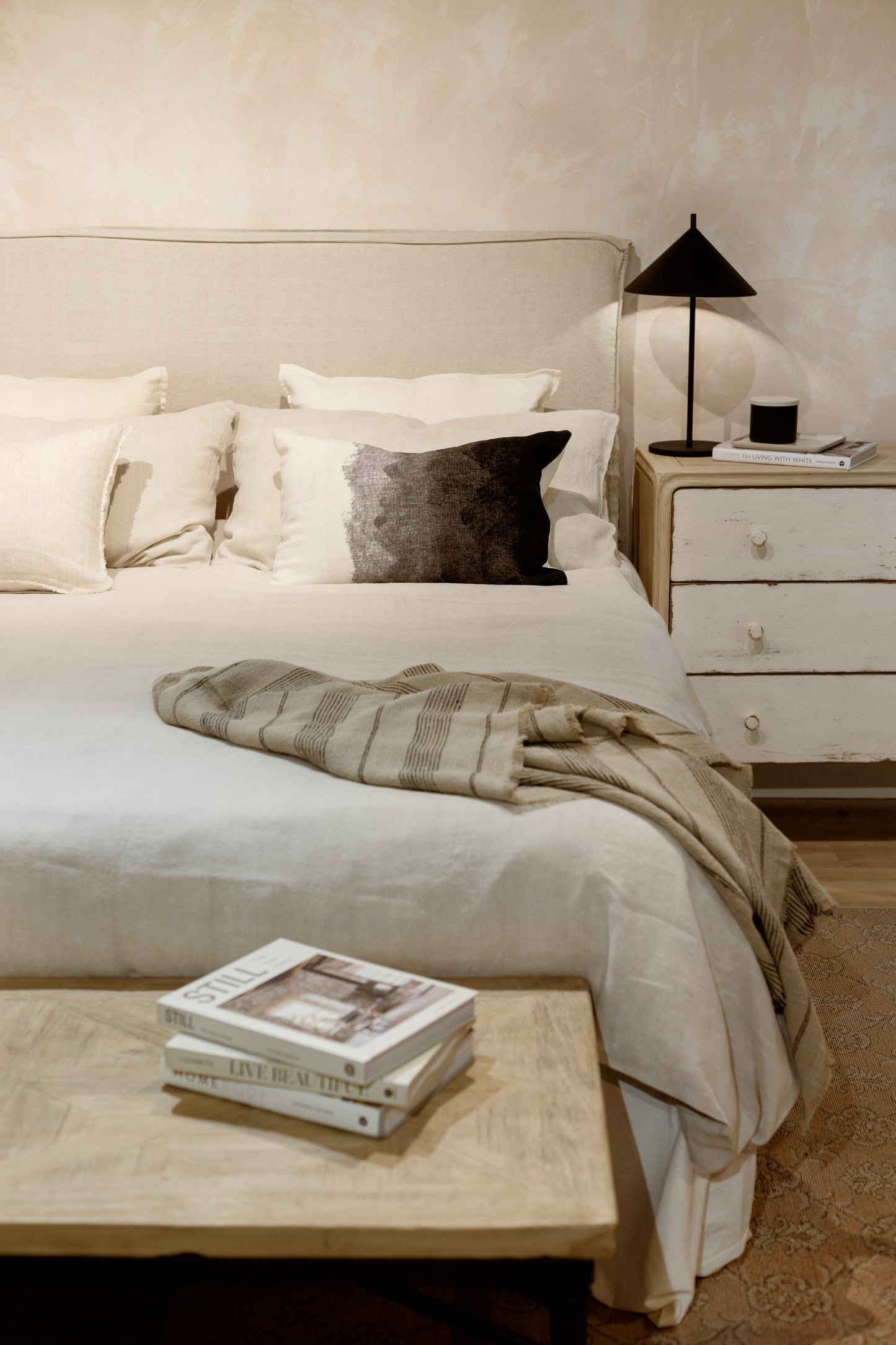Cabecera Cama Lino King - Super King