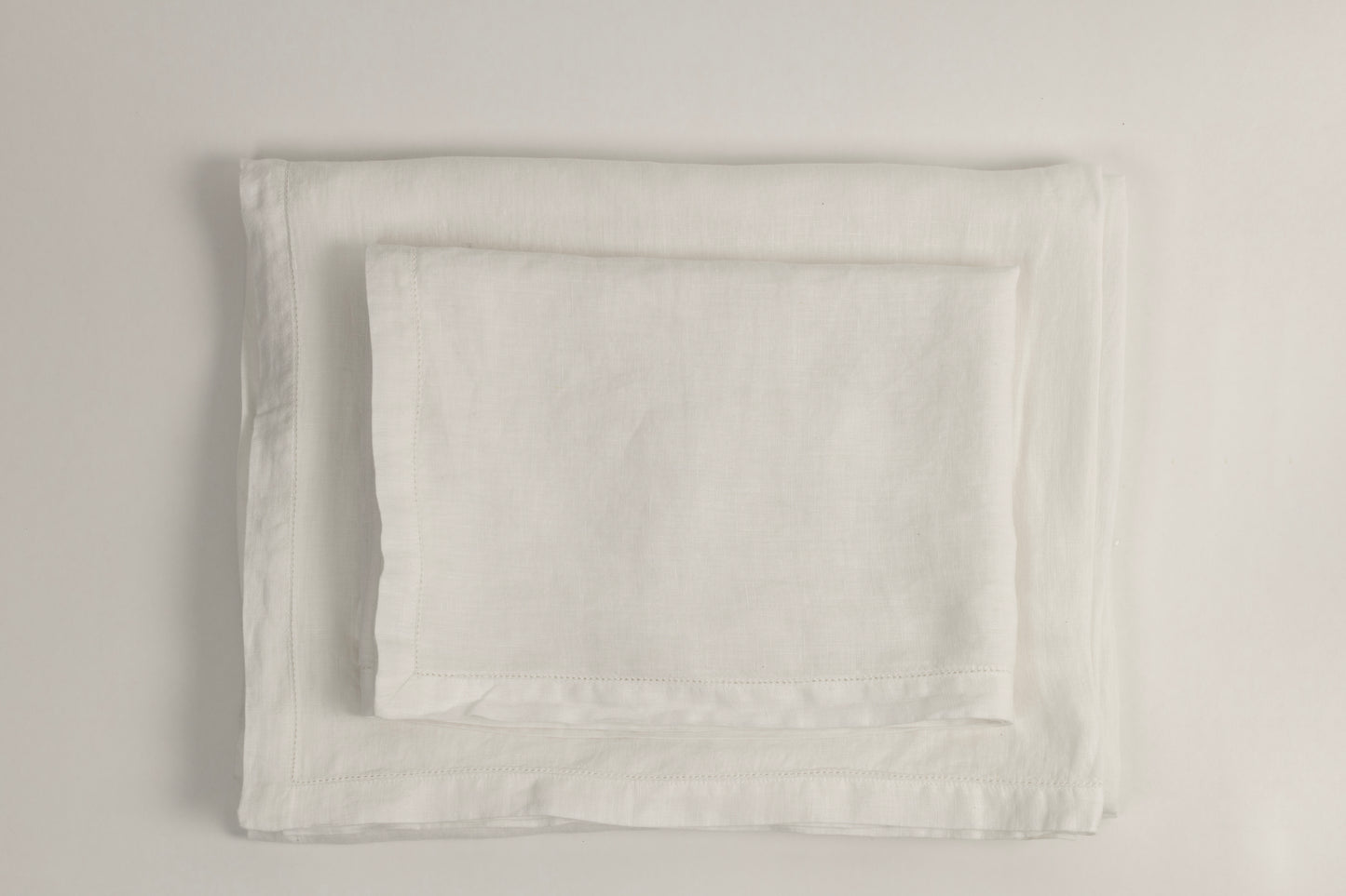 Individual Lino Vainilla Off White x4