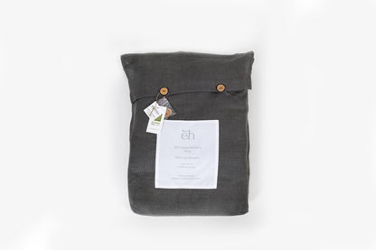 Set Funda Nordica Lino Gris Acero