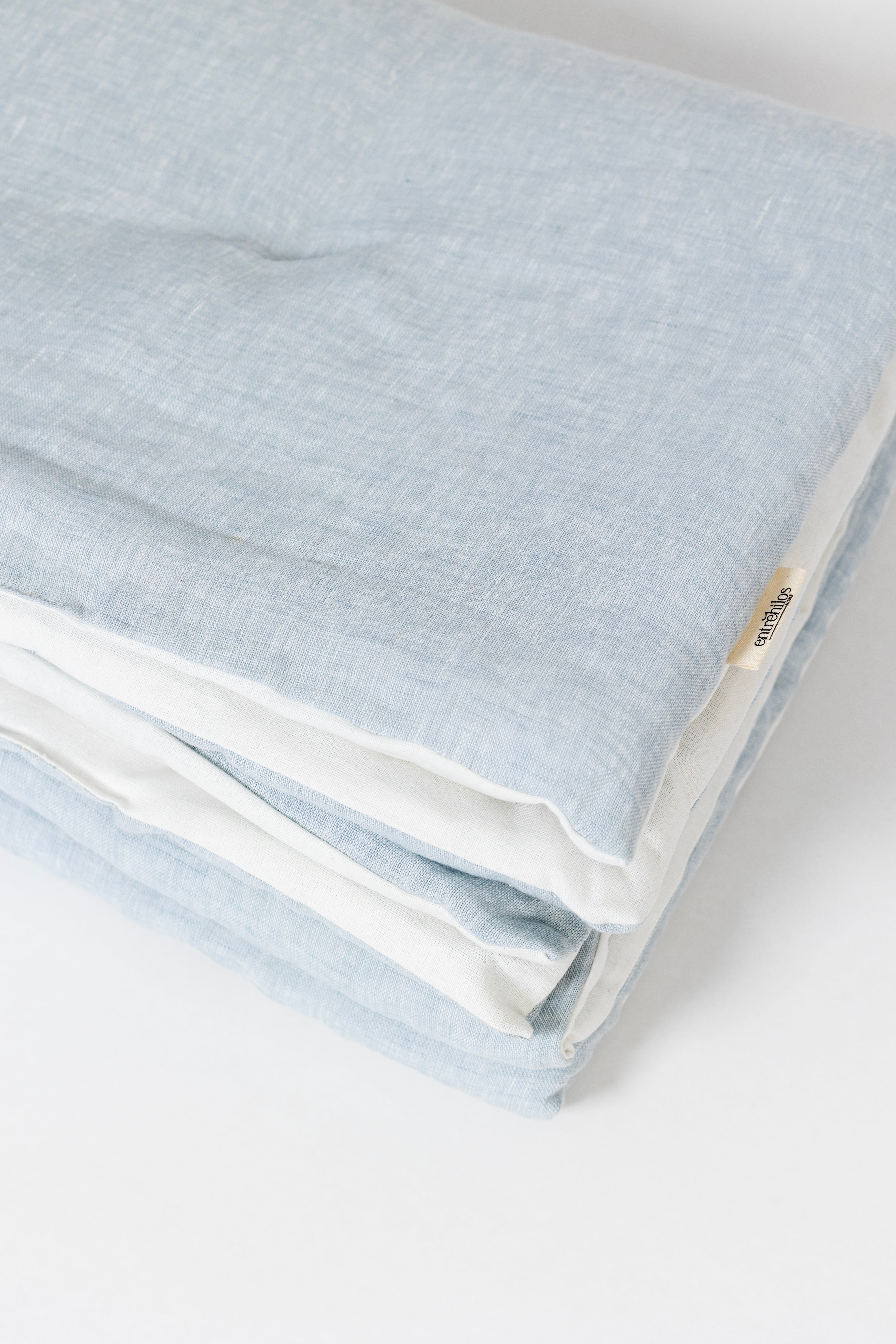 Piecera - Sofá Cover Lino Algodón Sky Blue