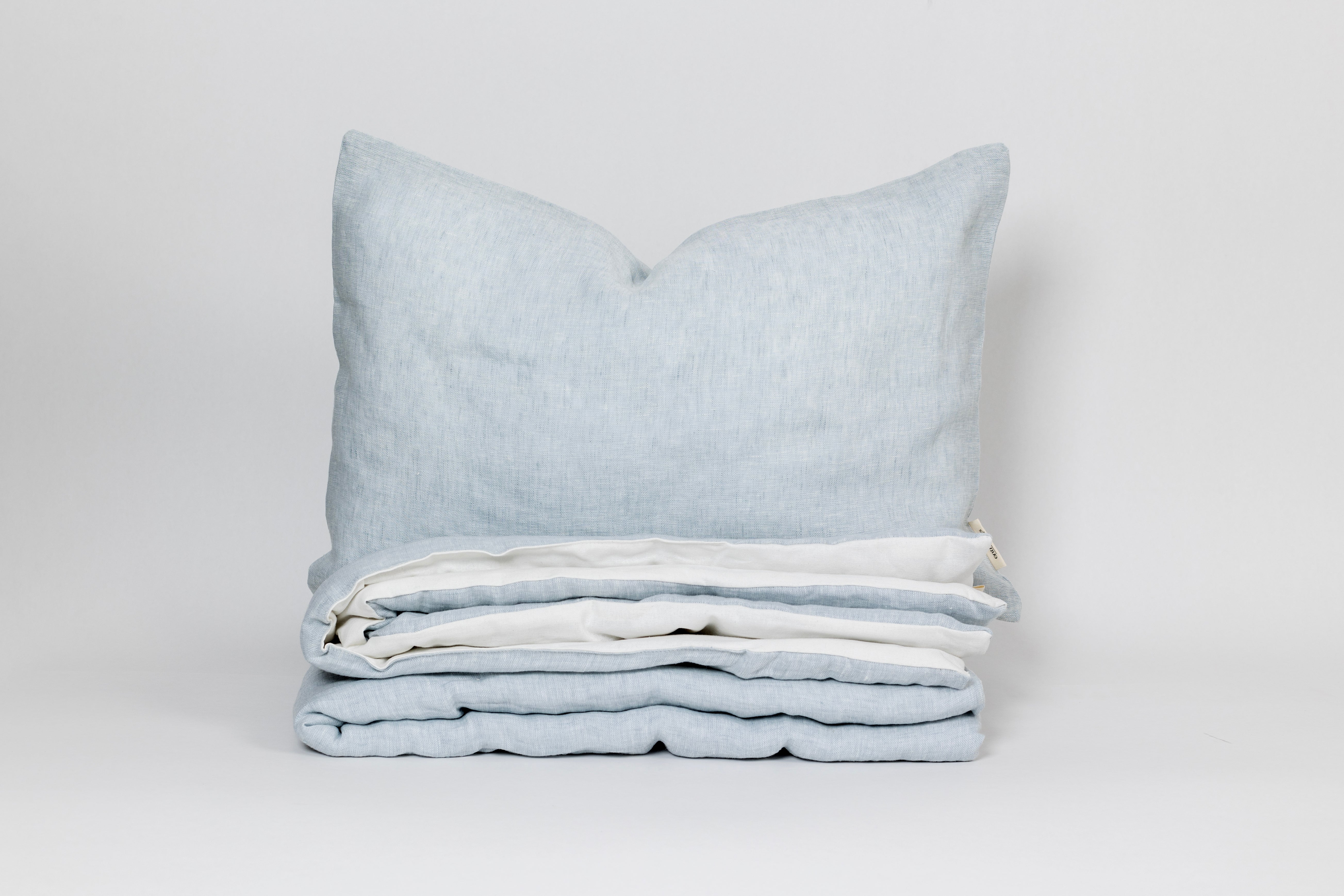 Piecera - Sofá Cover Lino Algodón Sky Blue