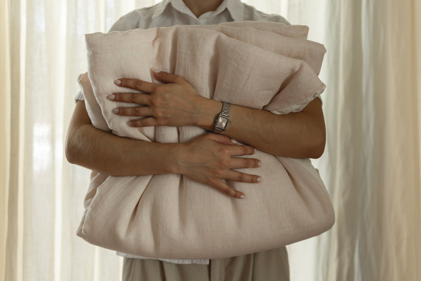 Mantel Lino Vainilla Off White