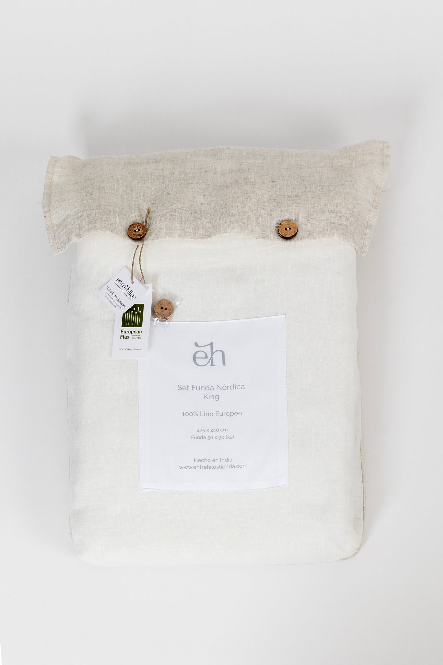 Mantel Lino Vainilla Off White