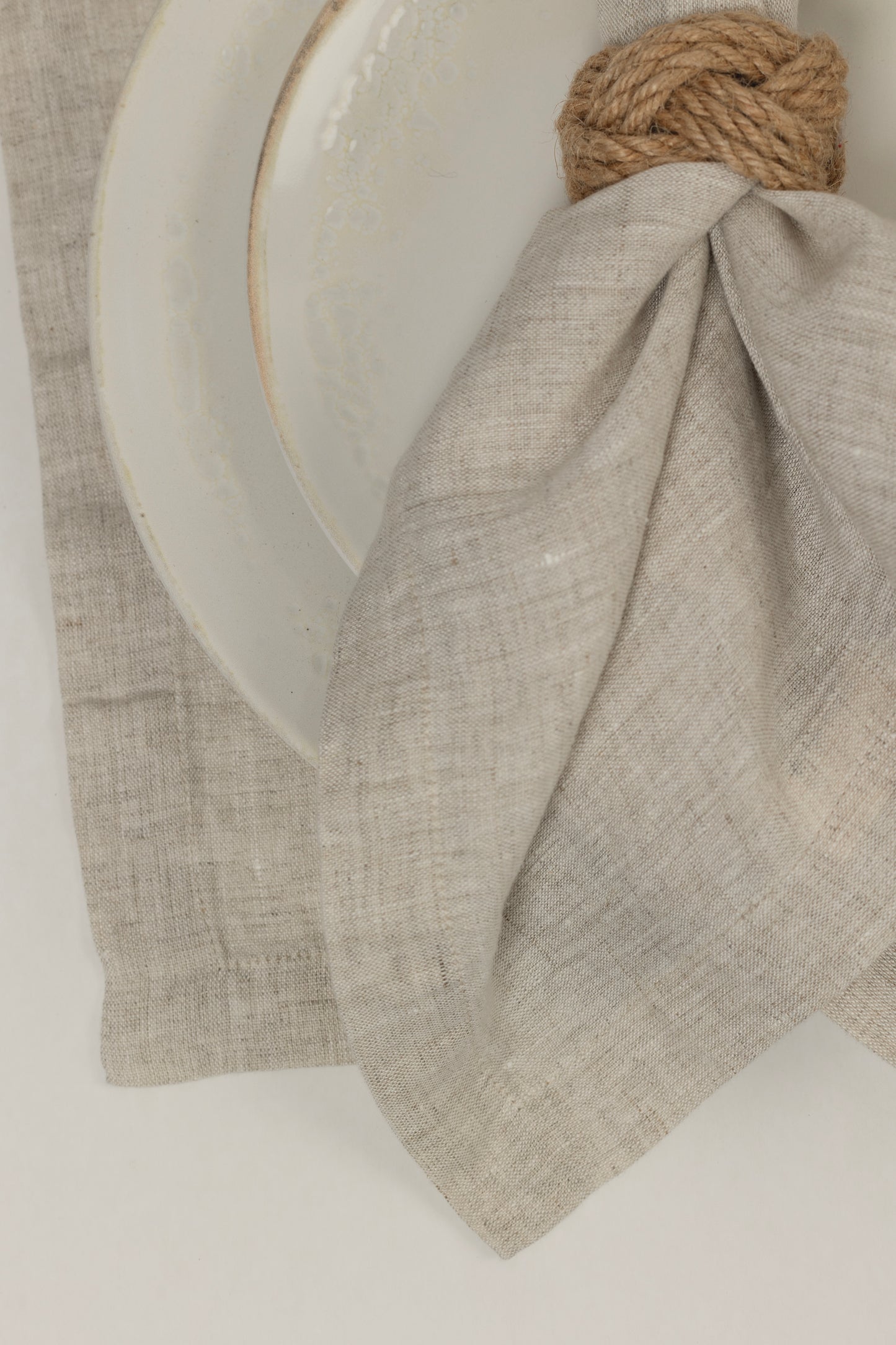 Mantel Lino Vainilla Off White