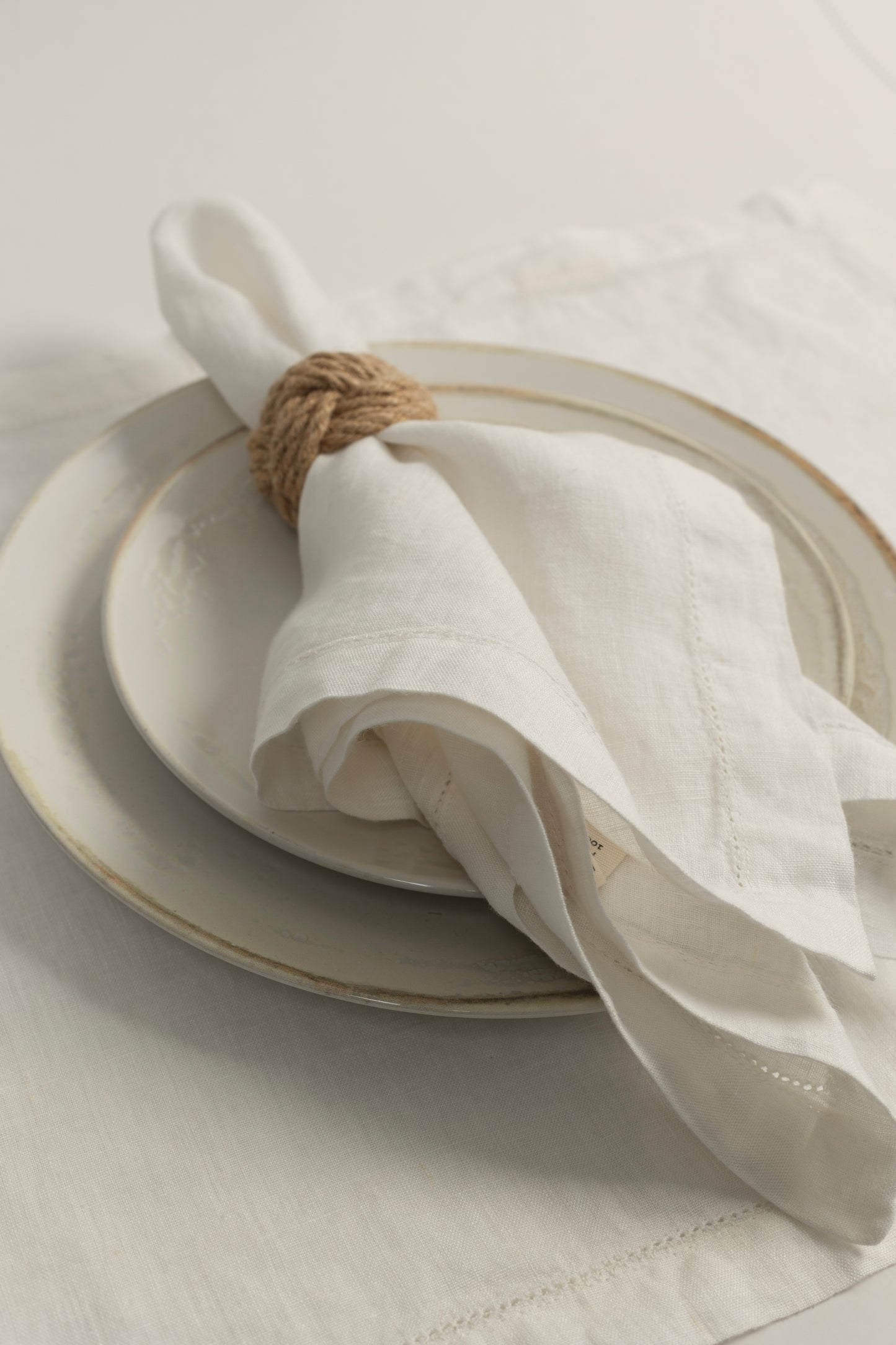 Servilleta Lino Vainilla Off White