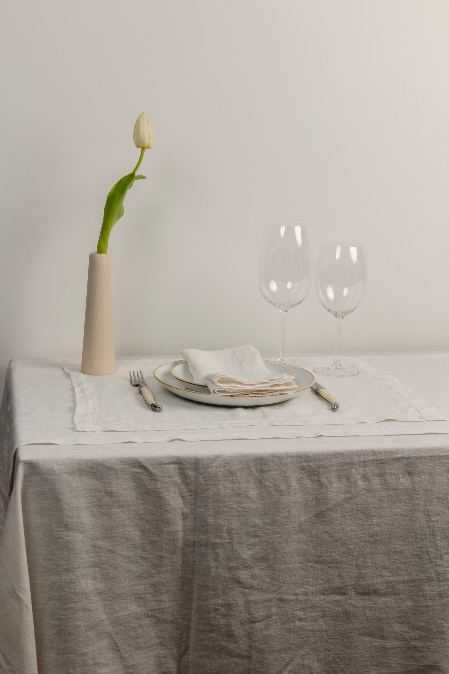 Servilleta Lino Vainilla Off White