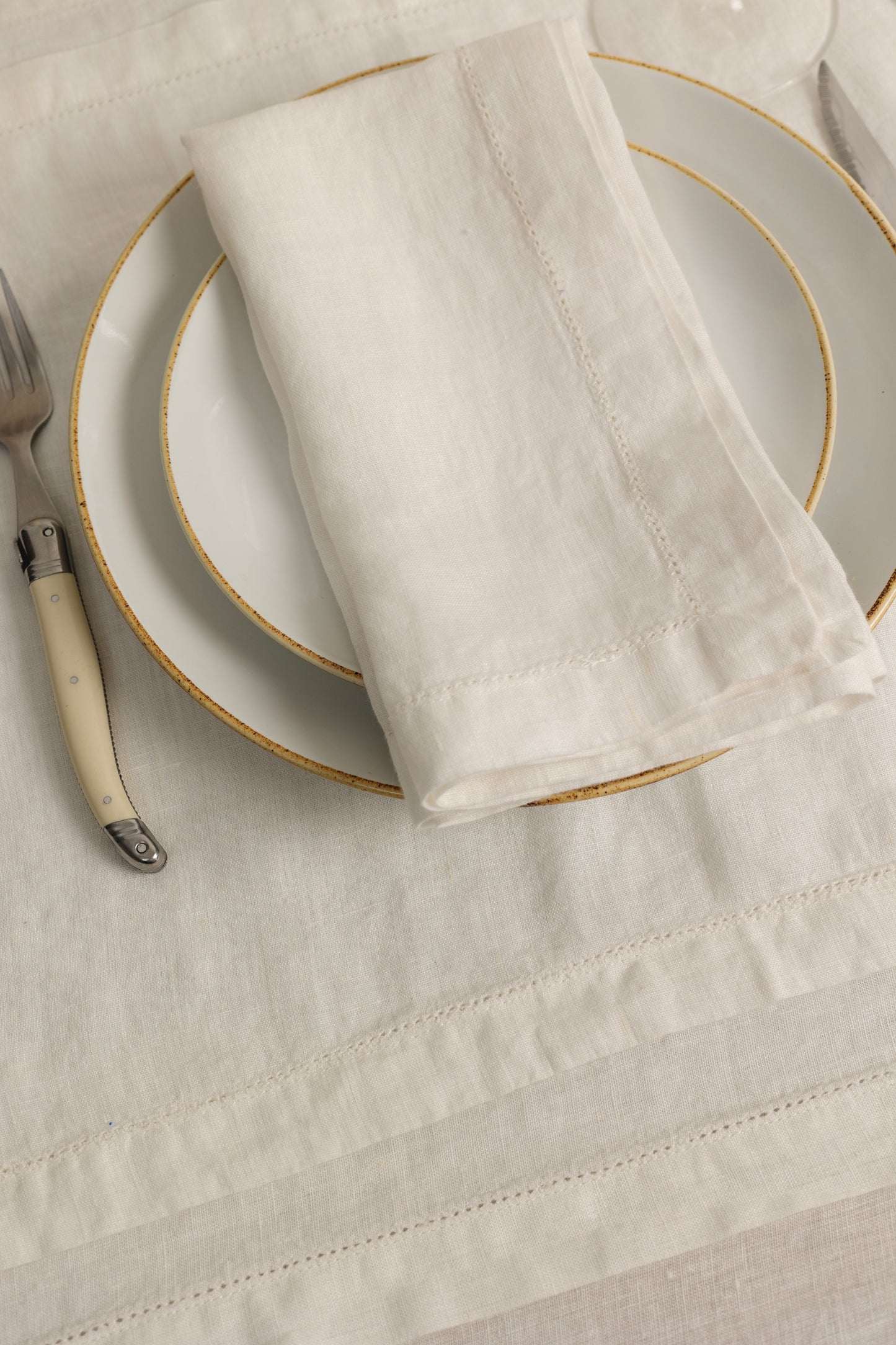 Servilleta Lino Vainilla Off White