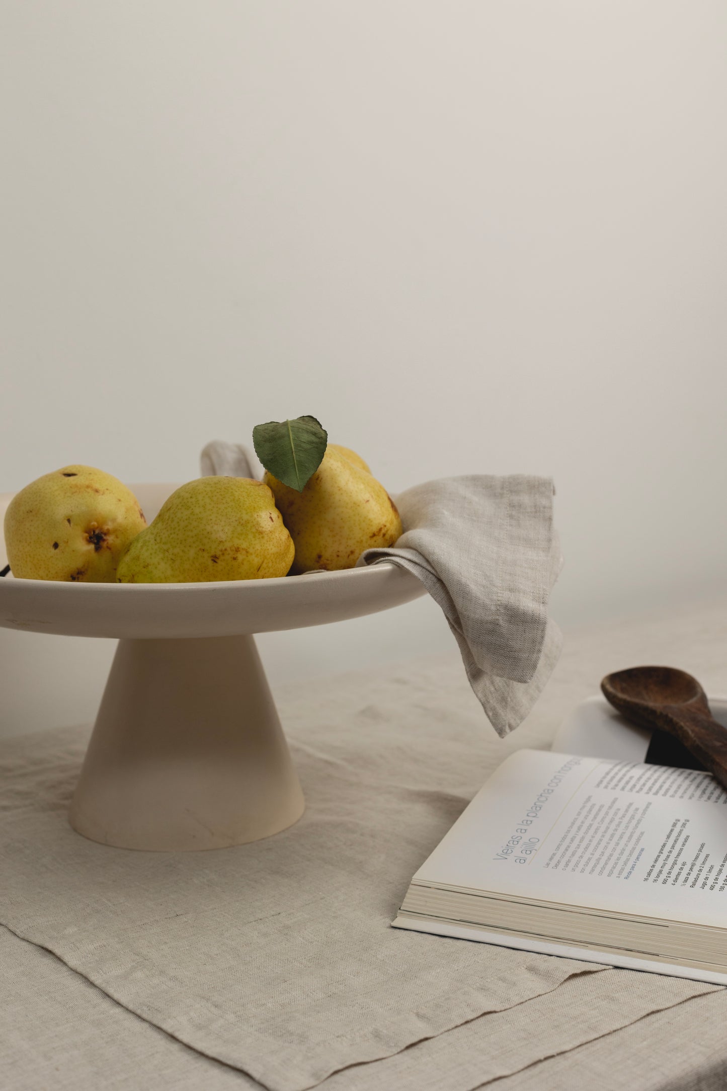 Mantel Lino Vainilla Off White