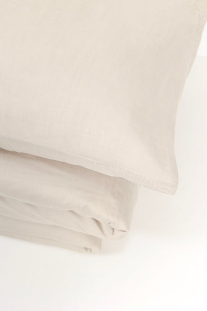 Set Funda Nórdica 100% Algodón Look Lino King -S King