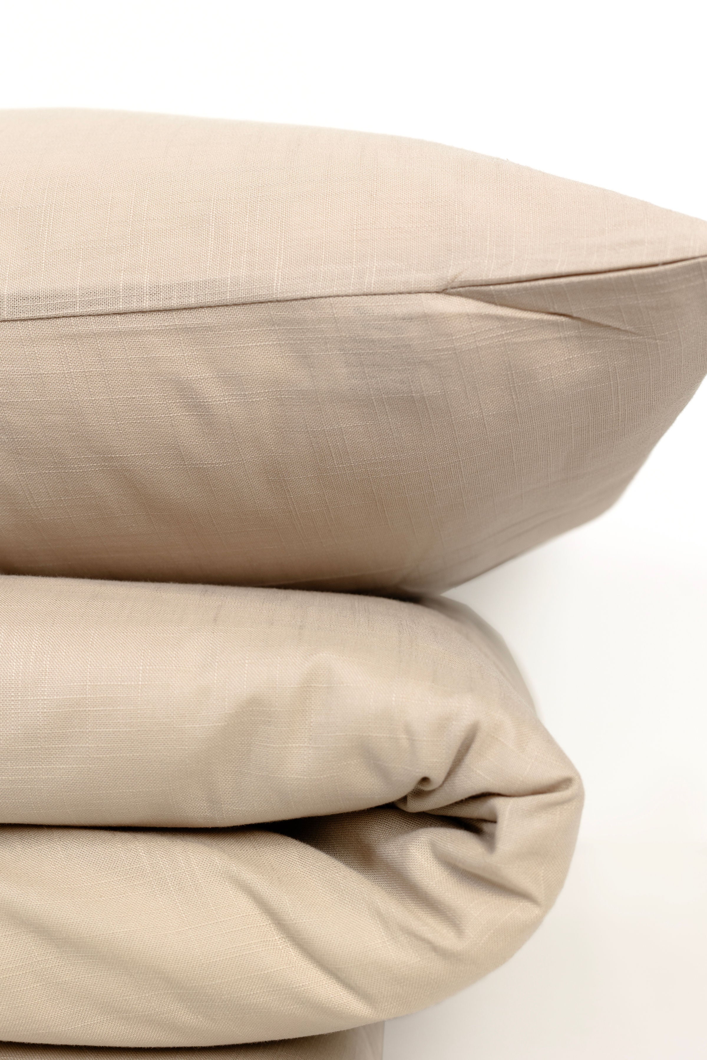 Set Funda Nórdica 100% Algodón Look Lino Twin