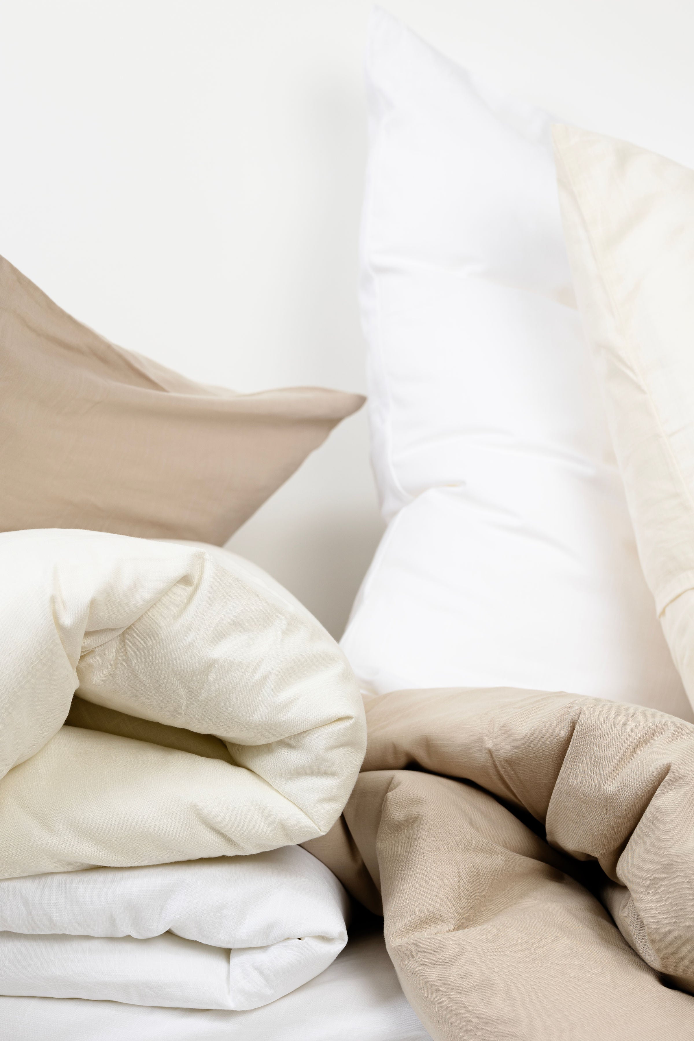 Set Funda Nórdica 100% Algodón Look Lino Queen