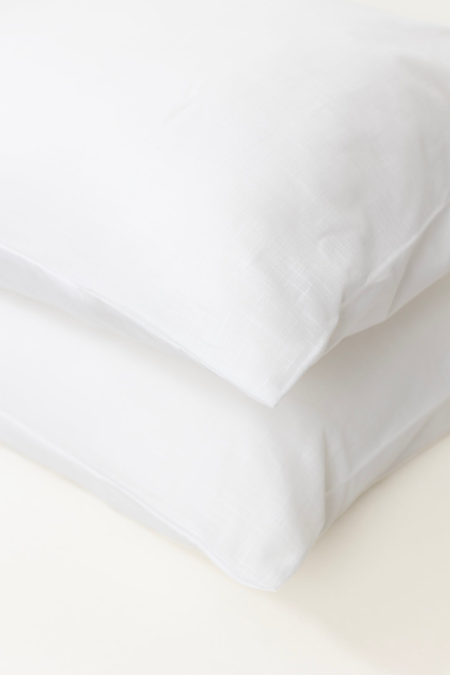 Set Funda de Almohada 100% Algodon Look Lino