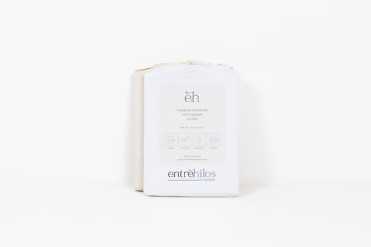 Set Funda de Almohada 100% Algodon 300 hilos