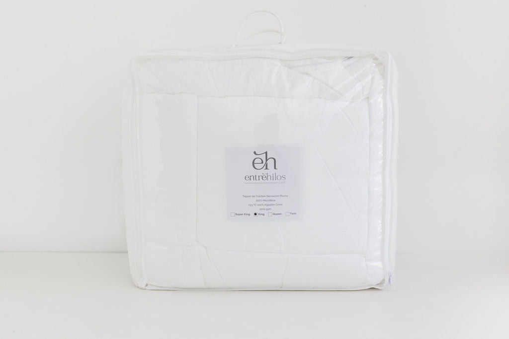 Pillow Top Microfibra Tacto Pluma