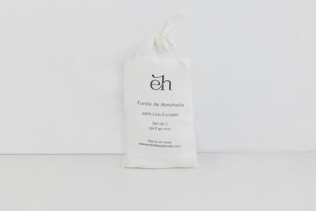 Set Funda de Almohada 100% Lino